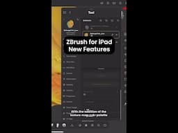 Texture Maps and Displacement Maps added to ZBrush for iPad