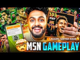 MSN OVERPOWERED GAMEPLAY🔥 | 108 BLITZ CURLER MESSI🤯 | SERVER CRASH + LAGS🤡 | LUIS SUAREZ IS CRAZY🙇