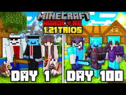 We Survived 100 Days in 1.21 Minecraft Hardcore...