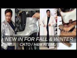 NEW IN FASHION - CATO, H&M, TEMU, THRIFT - COATS | BOOTS | HANDBAG | ACCESSORIES #fallfashion #fall