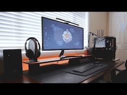 2021 Productivity Desk Setup | A Minimal & Aesthetic Workspace