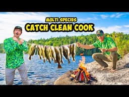 The BIGGEST Googan MULTI SPECIES CATCH CLEAN COOK EVER!