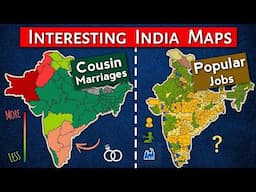 Interesting Maps of India In Hindi | Cousin Marriages In India | Most Popular Jobs In India