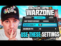 The BEST Black Ops 6: Warzone Settings for Season 1 (MAX FPS AND MORE)