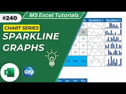 How to Create Sparkline Graphs in Excel