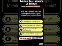 Part 14 | Periodic Classification of Element | #neet #sscmaharashtraboard #upsc #mhcet | ScienceQuiz