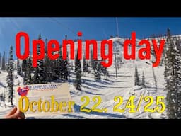 Wolf Creek ski Opening day October 22, 2024/25 85th year anniversary top to bottom