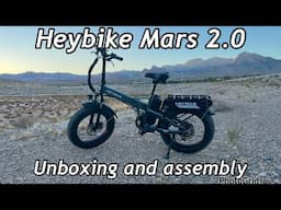 Heybike Mars 2.0 folding ebike (unboxing video)