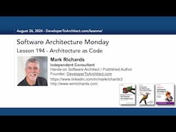 Lesson194 - Architecture as Code