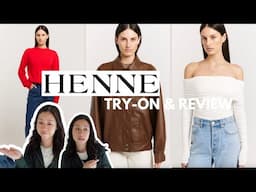 HENNE TRY-ON & FIRST IMPRESSIONS | Valentina Jeans, Dressy tops, Nova Jacket