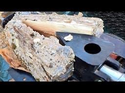 The Simple Joy Of Splitting Firewood