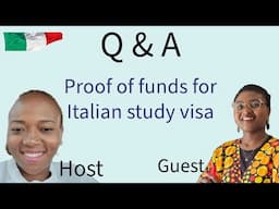 ALL YOU NEED TO KNOW ABOUT PROOF OF FUND FOR ITALIAN🇮🇹 STUDY VISA