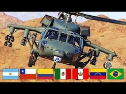 TODOS los Helicópteros Artillados y de Ataque de Latinoamérica - ¿Cuál es el Mejor?