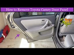 How to remove Toyota Camry rear door panel 1997-2005