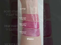 LIP TINT CON GLITTER ON FACES #shorts