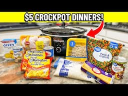 ✨MORE✨ $5 Budget Crockpot Dinners