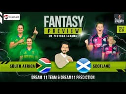 SA W vs SCO W Dream11 Team, SA W vs SCO W Dream11 Prediction, SA W vs SCO W T20 World Cup Dream11