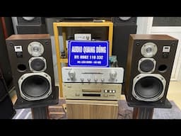 7tr500 cả bộ âm thanh nghe nhạc hay đẹp Amply Marantz PM-6001 và Loa Sansui SP-VP70 bass 20cm