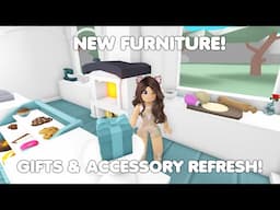 NEW Furniture with the GIFT & ACCESSORY REFRESH in Adopt me! (How to do it)