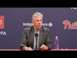 Phillies End of Season Press Conference - Dave Dombrowski