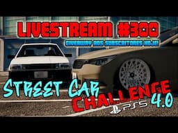 🔴 LIVESTREAM #300!! CAR MEET E GIVEAWAY NA LIVE! | GTA 5 Online PS5 |