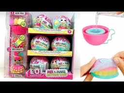 LOL Surprise Dolls Mix & Make Birthday Cake - Slime Like Molded Dresses