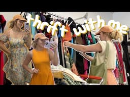 THRIFT WITH ME | i'm bacckkkk at my favorite secondhand store +trying on 30 fall finds | WELL-LOVED