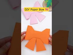 How to make make Big Size Paper Bow #shorts #art #craft #youtubeshorts #handmade #decoration