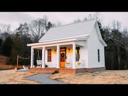 Tiny BNB: White Farmhouse, Black Cabin