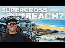 Supercross Racing ON THE BEACH??