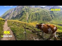 Virtual Run 4k Mont Blanc Part 3 - Virtual Scenery for Treadmill