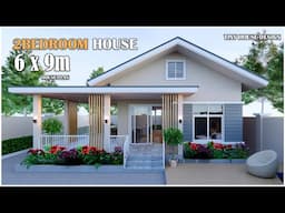 Small House Design | 2Bedroom House | 6m x 9m (Lovely house)