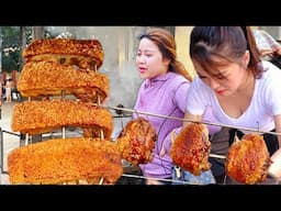 AMAZING VIETNAM STREET FOOD- CRISPY PORK BELLY-VIETNAM FOOD COLLECTION Travel thirsty Vietnam