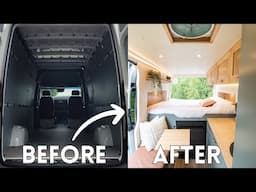 DIY SPRINTER to LUXURY TINY HOME… The Entire Build