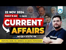 22 Nov Current Affairs 2024 | Daily Current Affairs | PSC | Bank Exams | SSC Exams | Railway Exams