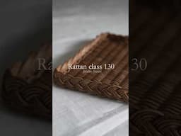 130.라탄 사각형 바구니,트레이 만들기[라탄공예]취미 130:Rattan Craft :Make rattan square basket,tray,wicker craft,cane