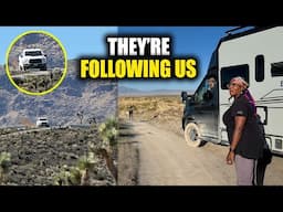 We Were Being Followed! Creepy Night at Area 51 (living in my camper van) - RV LIFE