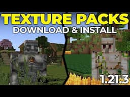 How To Download & Install Texture Packs in Minecraft 1.21.3