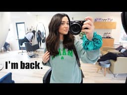 CUSTOM HOME BUILD UPDATE, new hair transformation & grocery haul | Liza Adele