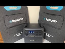 Renogy 200 Watt Solar Panel & Bluetti AC180 Unboxing