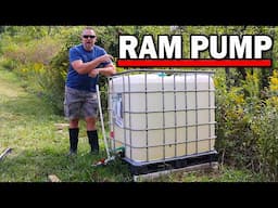 Tiny House Water Solution: How to Bring Creek Water Up Hill with a Hydraulic Ram Pump - Part 2 - END