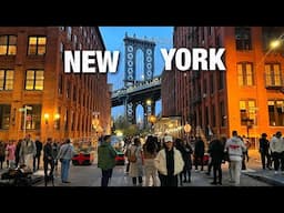 New York City LIVE Brooklyn Bridge, Dumbo, Chinatown, SoHo,  Little Italy (November 17, 2024)