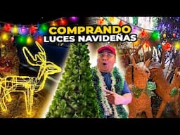 🎄COMPRANDO LUCES NAVIDEÑAS de MADRUGADA *estos son los precios*