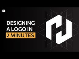 How to Design H Letter Logo in a Hexagon | Quick Grid-Based Logo Tutorial