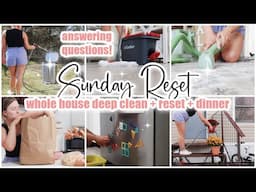 ✨ SUNDAY RESET \\ Whole House Clean With Me + Declutter + Refresh \\ Cleaning Motivation