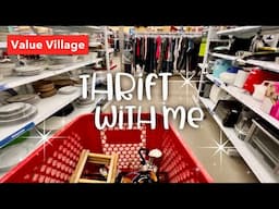 Thrift With Me | Thrifting Value Village For My Etsy Vintage Shop & Vintage Booth 🇨🇦