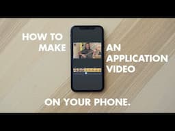 How to Make a Camp America Application Video, With Your Phone!