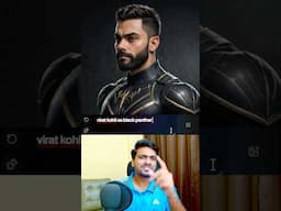 VIRAT KOHLI as BLACK PANTHER 🤯😱 #shorts #viratkohli