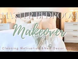 Very MESSY Bedroom Speed Cleaning & Makeover! New Decor from Homegoods, Target & Amazon!