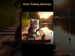 Kitty Fishing Adventure #AI (Kitty's Wonderful Life - 1)